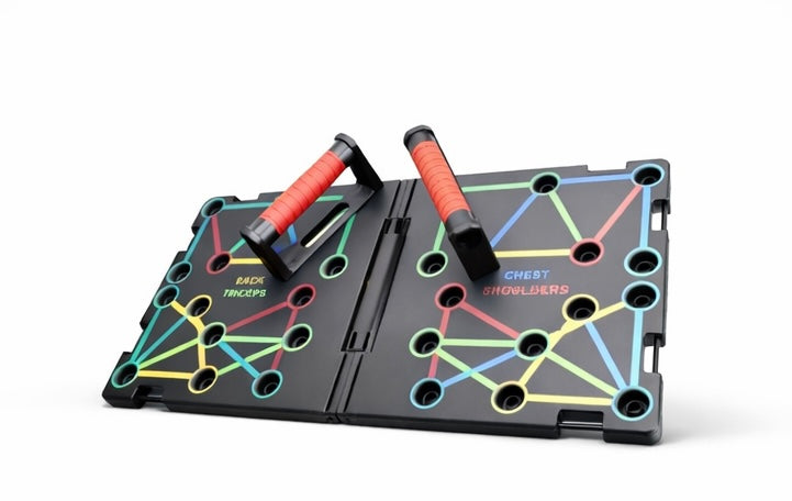 9 in 1 Push Up Rack Board System Fitness Workout Train Gym Exercise