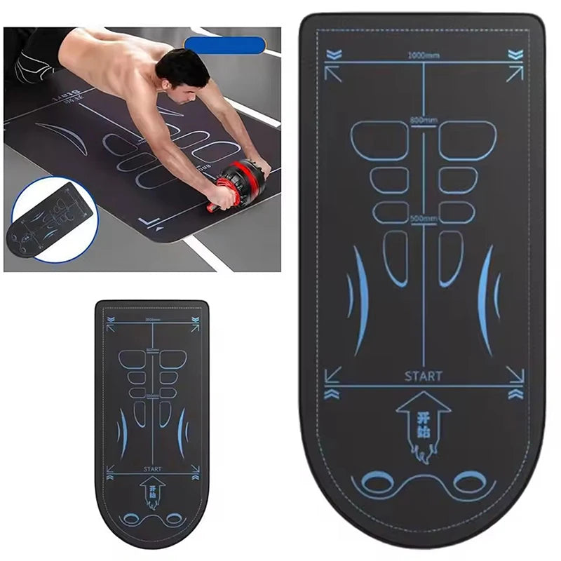 EVA Yoga Wheel Roller Non Slip Gym Mat Abdominal Wheel Pad Automatic